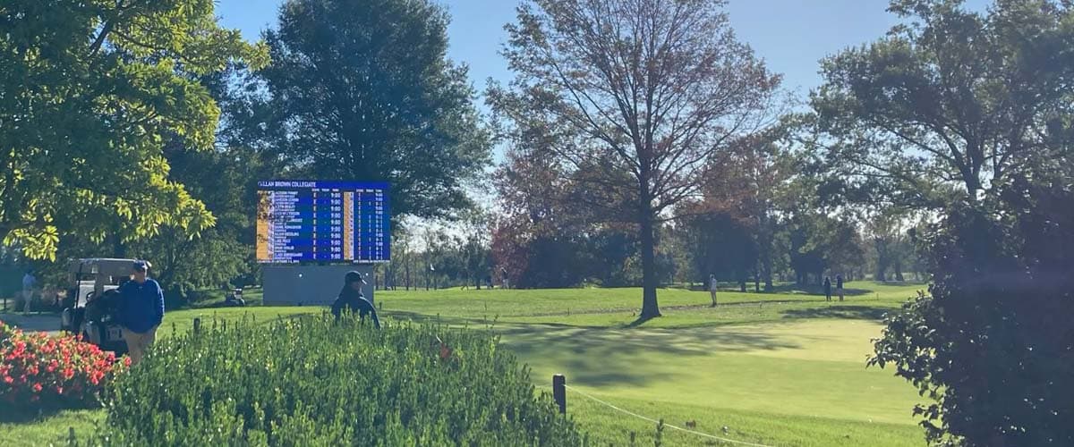 Leaderboards, scoring networks, and show-ready LED for premier golf days